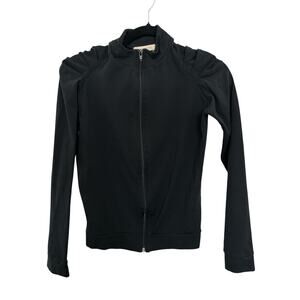 SoLow Sport Jacket Womens Black Full Zip Up Size S Made In USA